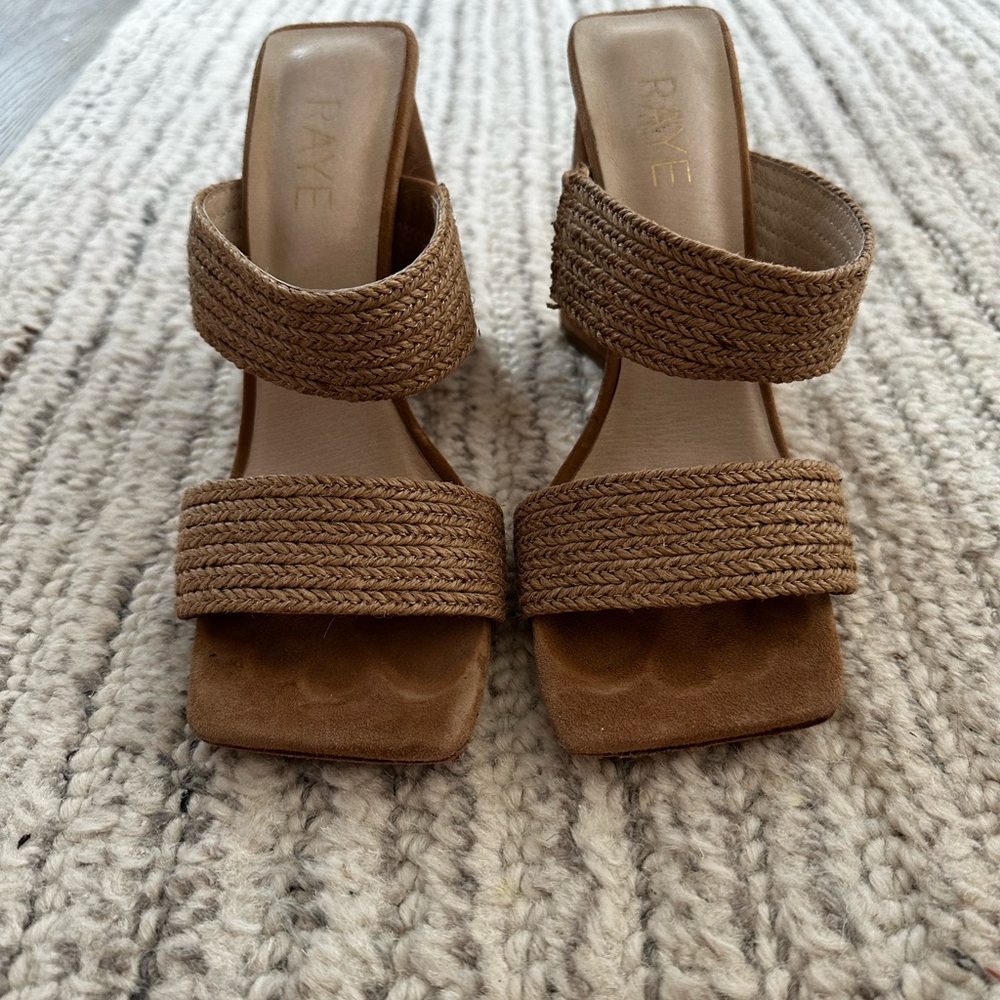 RAYE Women's Brown Wedge Sandals